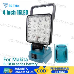 21V 48VF Antarmuka Makita USB Charger HP Mudah Dibawa & Bisa COD Lampu LED Portable Cordless Sorot Work Light - Baterai