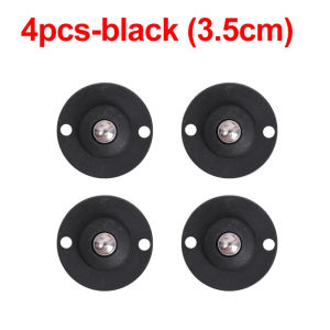 12PCS Self-Adhesive Caster Wheels Stainless Steel Universal Pulley 360° Rotation Furniture Cabinet Casters Whirl Moving Roller