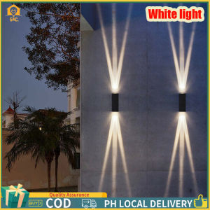 【COD+Fast Delivery】Outdoor wall lamp modern creative corridor villa courtyard landscape lamp outdoor waterproof spotlight electrically connected staircase wall washer lamp