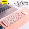 Bàn Phím Không Dây Baseus Thiết Kế Tiện Dụng Với Độ Bền Cao Creator Wireless Keyboard Tri-Mode Multi-Device  Bluetooth Compact Design. 