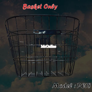 Bicycle Front Basket Steel (PE18) – Durable Bike Handlebar Basket
