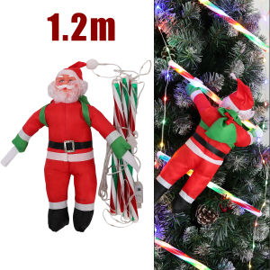 Yespery 3M leo trang trí Giáng Sinh ông già Noel phát sáng dây dài thang vườn ngoài trời gia đình cristmas cây ornement