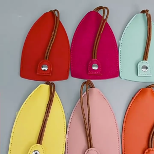 Fashionable Pull Out Key Sleeve Keychain Bags PU Key Holder with Large Capacity Functional Key Case for Car Household