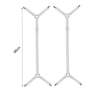 Dizoey 8PCS Bed Sheet Fasteners Clip Adjustable Elastic Fixed Gripper Straps Clip Bed Sheets Mattress Covers Sofa Cushion Organizer Gadgets