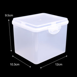 Polocat Clear Storage Box with Lid for Jewelry Stationery Headwear Rectangular Plastic Collection Case Multipurpose Home Organizer Box