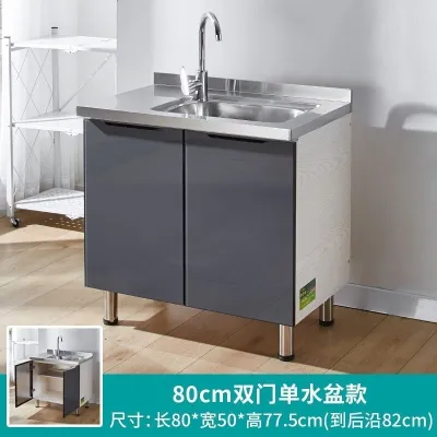 Kitchen Cabinet Stainless Steel Sink Cabinet Kitchen Custom Cabinet
