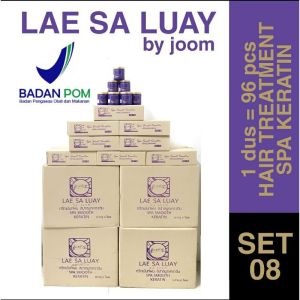 1Dus 96PC Lae Sa Luay Hair Spa Smooth Keratin / Masker Rambut / Creambath / Keratin / Hair Mask 250g