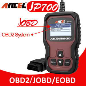 Ancel JP700 OBD2 Scanner JOBD EOBD For Honda/Toyota/Nissan/Mitsubishi/Suzuki Engine Check Clean Code Reader ODB 2 Auto Automotive Diagnostic Scan Tool All Universal Gasoline/Diesel Cars Analyzer Checker