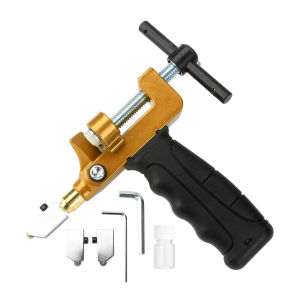 Diymore Dụng cụ mở viền 2 trong 1 Nâng cấp + công cụ cắt kính cầm tay có thể tháo rời dao cắt thủy tinh để cắt/Ốp/Gương/khảm/cửa sổ
