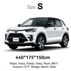 Toyota Car Cover Sedan Waterproof Dustproof Thickened all weather auto exterior covers Durable Sunproof Rainproof Heat Insulation Prevent Scratches cover Universal Car Cover for sedan/SUV