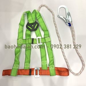 Dây an toàn bán thân 1 móc sắt dây thừng