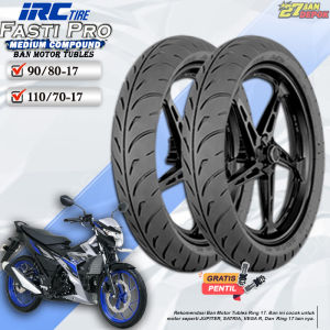 Ban Motor Tubeless IRC Fasti Pro Ring 17 Ban Motor Ninja Vixion Satria Supra Jupiter Tubles Ring 17