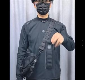 Tactical Function Various Combination Adjustable Crossbody Bag Strap Man Techwear Style High Street Modular Bag Accessories2026