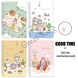 1PCS cute style coil book spiral Notebook A5 Student Notebook School Stationery & Office Supplies