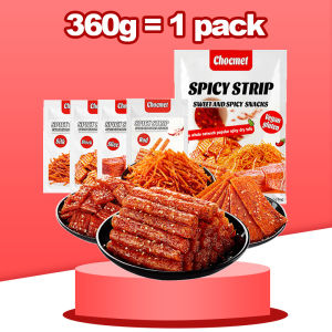 BIBIZAN 4 in 1 Latiao Snack Mixed Spicy Strips Stick Cube  Snacks Chinese Food 360g