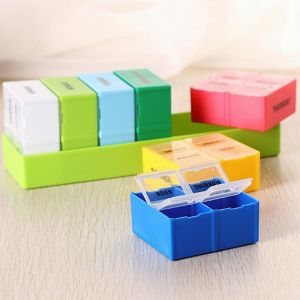 Portable 28 Grids Pills Box Holder: A Local Delivery Healthy Care Tool