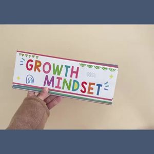 Childrens English Growth Mindset Growth Inspirational Thinking Mode Self-Motivation Quote Cards