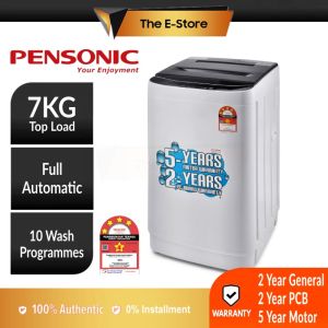 Pensonic Fully Auto Top Load Washing Machine 7KG | PWA-7018 (Top Load Washer Mesin Basuh Mesin Cuci 洗衣机)