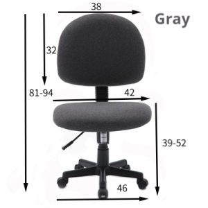 Sofya Adjustable Computer Chair Comfortable Small Space Office Chair Student Dormitory Armless Chair Nylon Chair Leg 升降电脑椅小型