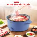[ RẺ VÔ ĐỊCH ] Lẩu Điện Gali GL-1209 Đa Năng – Dung Tích 4L, Công Suất 1500W, Có Xửng Hấp, Nấu Nhanh Tiện Lợi Cho Gia Đình. 