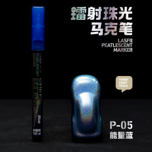 (HobbyMio) Pearlescent Laser Marker - Vibrant Colour Pen Oil Based Gundam Color Tools Touch Up Model Hobby Mio 镭射珠光马克笔 模型高达上色笔