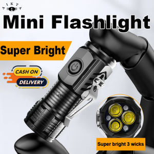 Mini led torch light usb rechargeable powerful portable super bright torchlight pocket Small flashlight waterproof emergency flash light long range 手电筒