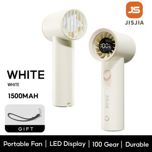 JISJIA Handheld Fan Mini Fan Digital display adjustable 100 Gear Compact design strong wind and strong reinforcement