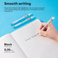 Deli A122 Press Gel Pen 0.35mm Full Needle Tube (Black) 1Pc. 