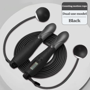 IMUTO Jump Ropes 2 In 1 Speed Skipping Rope Training Gym Fitness Cordless balls skipping ropes With Digital Counter