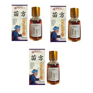 【Lowest Price】Natural Ingredients Chuanqiong Safflower Moxibustion Liquid Muscle Strain Medicated Oil Soothing Pain Massage Oil Mild Miao Fang Formula  Blood Circulation Improvement