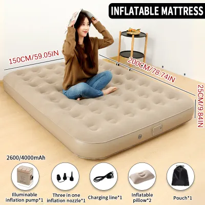 Air bed Foldable Inflatable Sofa Bed Lazy Sofa Bed Foldable Cloud Sofa Outdoor Camping With Family