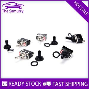 Samurry ✨Hot Sale✨ SPST 2Pin Heavy Duty 20A 125V ON OFF Rocker Toggle Switch Waterproof Boot