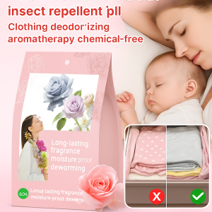 Moth-repellent Mildew Proof Floral Scented Mothballs For Quick Odor Removal And Aromatherapy Clothing Bags驱虫防霉花香樟脑丸