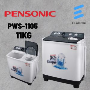 PENSONIC SEMI SUTO WASHING MACHINE 11.0KG 5 YEARS WARRANTY PWS-1105