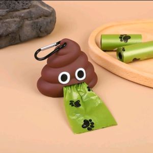 Pet Poop Dispenser Bag For Dog and Cat Waste Bags Portable Dog Poop Dispenser Holder / Wadah Penampung Plastik Kotoran