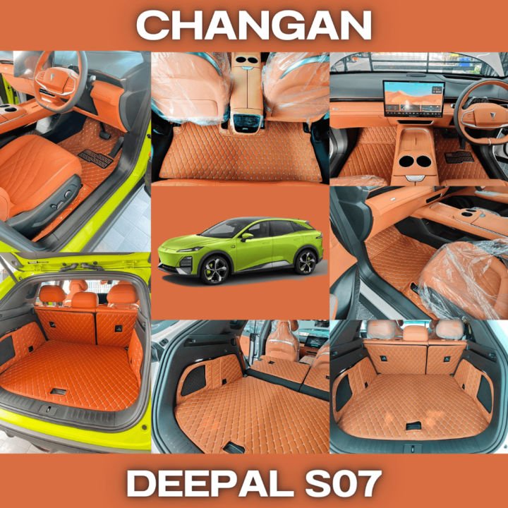 พรม CHANGAN DEEPAL S07 พรมหนังภายในรถยนต์6D 7D เข้ารูป ตรงรุ่น เต็มคัน ...