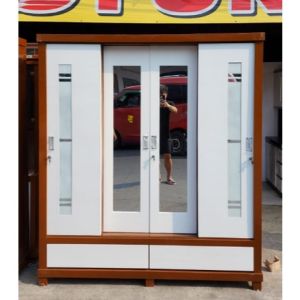 Lemari Baju 4 Pintu Sliding / Lemari Pakaian Murah 1