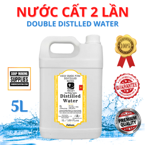 30L Nước Cất 2 Lần - Double-distilled Water SavonA - NƯỚC CẤT 2 LẦN cho sản xuất xà phòng nguyên liệu mỹ phẩm châm bình ắc quy máy thở oxy - DOUBLE-DISTILLED WATER SAVONA