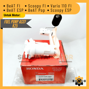 Fuel Pump Assy K25 Pompa Bensin Kualitas Original Honda Beat FI Scoopy ESP Vario 110 LED Full Pom Pullpam Fulpam Ori AHM