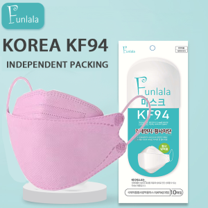 FUNLALA KF94 Mask 100pcs Original non-woven protective filter 3D antiviral masks Korean style Washable Reusable masks