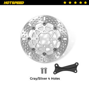 HOTSPEED 260MM Big Disc Set Click 125i 150i Motorcycle Brake Rotor 4/5Holes With Bracket For Beat