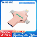 SAMSUNG PenDrive 512GB 1TB OTG Usb Flash Drive for iPhone iPad Android Pendrive 4in1 External Storage Devices. 