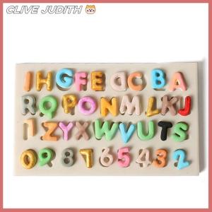 CISWGE Silicone chữ số fondant bánh khuôn DIY Sugarcraft sô cô la Baking trang trí nội thất