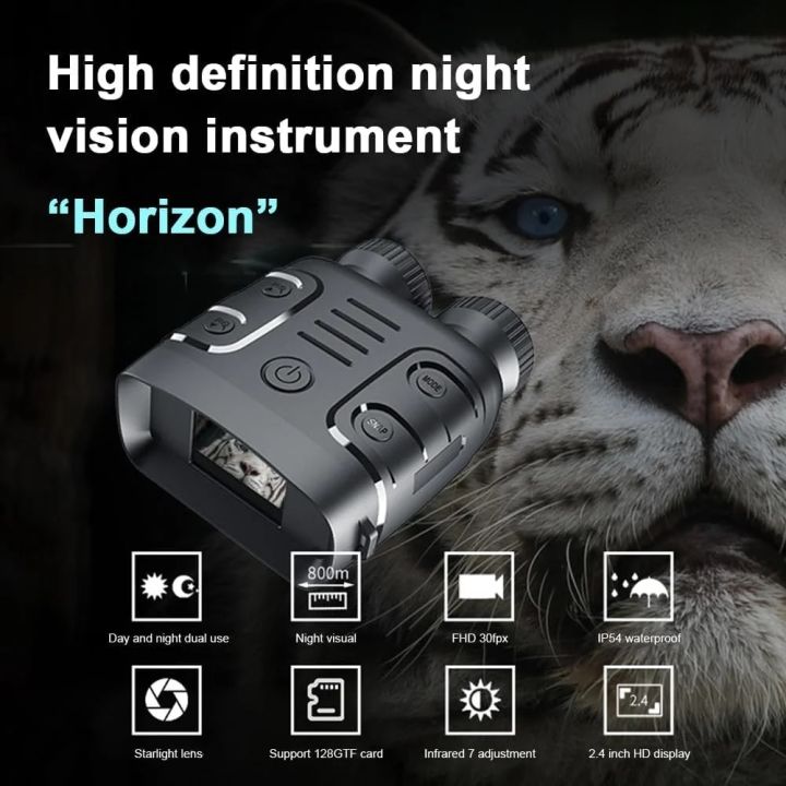R18 Digital Night Vision Binoculars Device 1080P HD 850nm Infrared 
