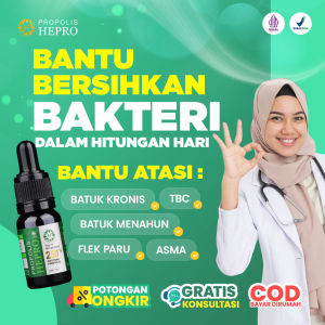 Propolis Hepro 10ml Trigona Asli Indonesia - Membantumu Melawan BAKTERI Dalam hitungan hari