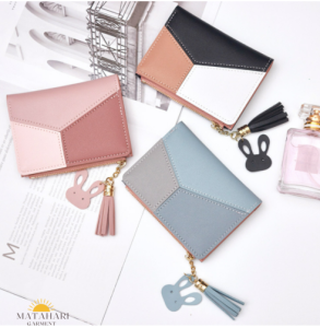 (MG)Women Fashion Cute Mini Small Wallet Short Purse Money Bag Pouch Beg Women Duit Dompet Kecil Wanita Dompet Pendek