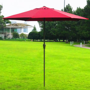 Big Garden Umbrella With Base Stand Outdoor Solar Umbrella with stand 2.7M Anti-UV Heavy Duty Double Layer Big Umbrellas Garden Parasol Patio Umbrella Park Cafe Courtyard Beach Sunshade Outdoor Sun Parasol