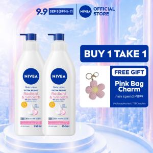 Buy 1 Take 1 NIVEA Body Extra Bright Radiant & Smooth Moisturizing Lotion for dry skin 350ml