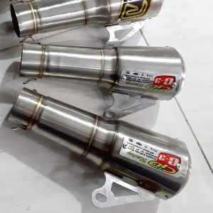 Knalpot RCB Botol Tabung Silencer Motor inlet 50 suara gahar