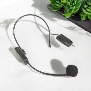 COD KIRIM CEPAT Erilles Mic Microphone Wireless Clip On Jarak Jauh / Mic Bando Imam Masjid 2.4GHz Headset 2 PCS with Receiver - E65